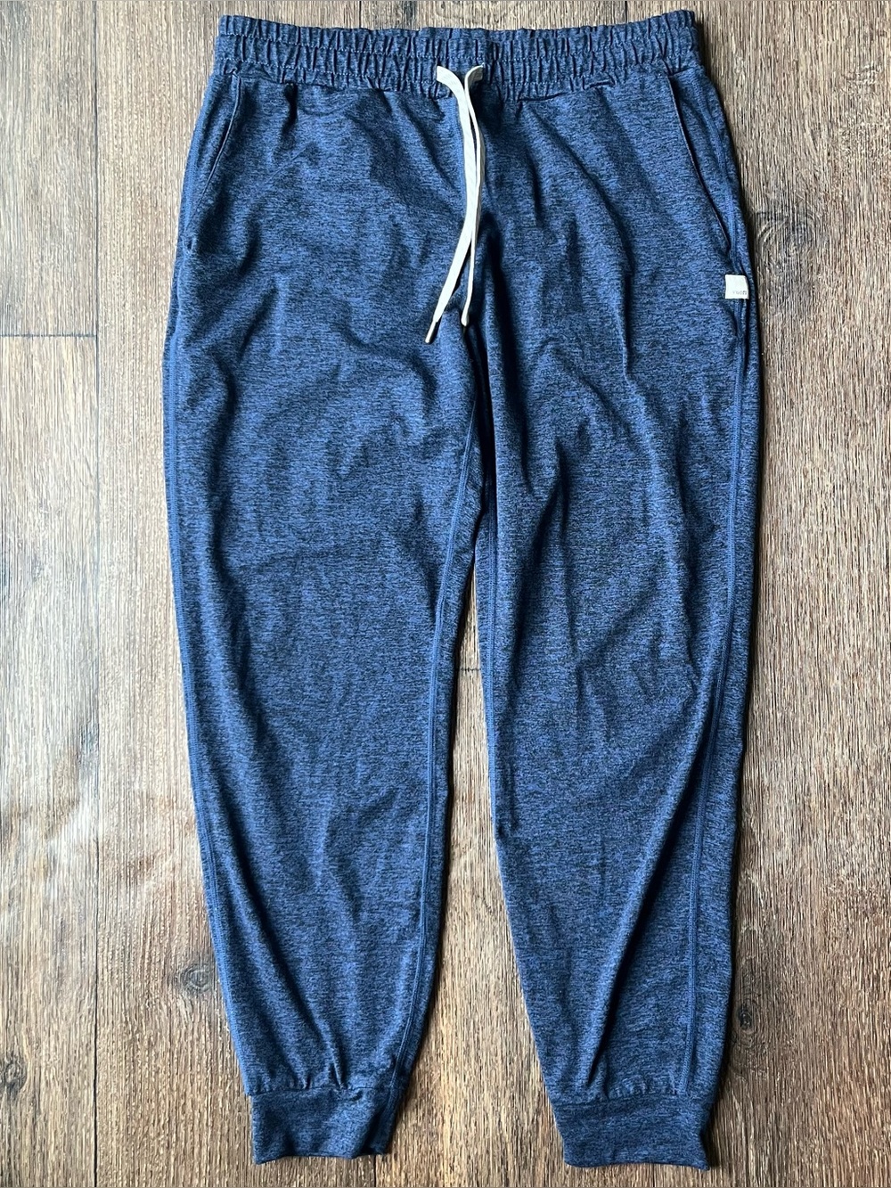 Vuori super soft performance blue Heather jogger athletic sweatpants small